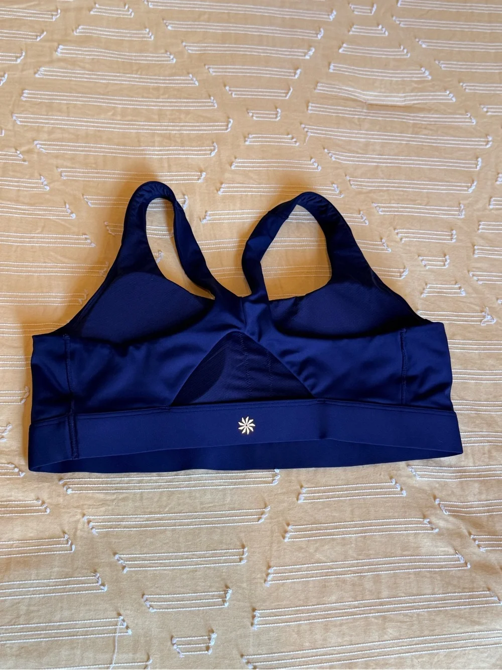 Athleta Deep Navy Racerback Sports Bra - Picture 3 of 4